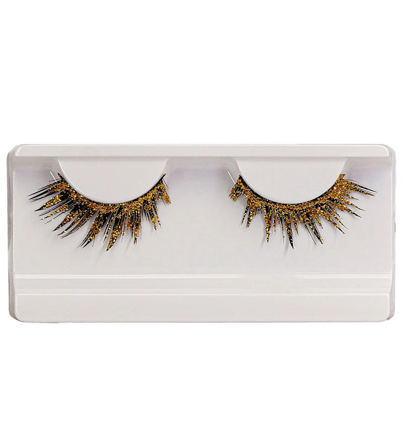 Künstliche Wimpern Glitter | Gold