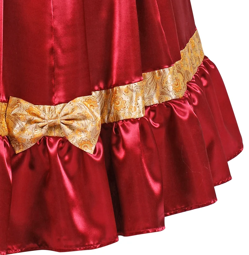 Biedermeier Lady Kostüm für Damen - Rot