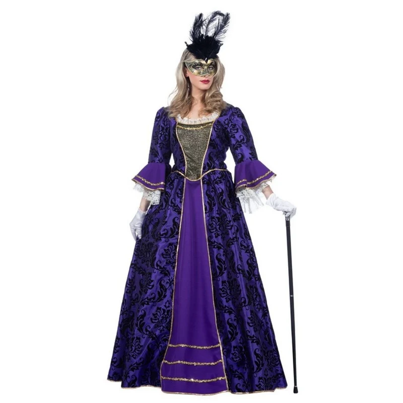 Barock Damen Kostüm "Venedig" | Kleid - Lila