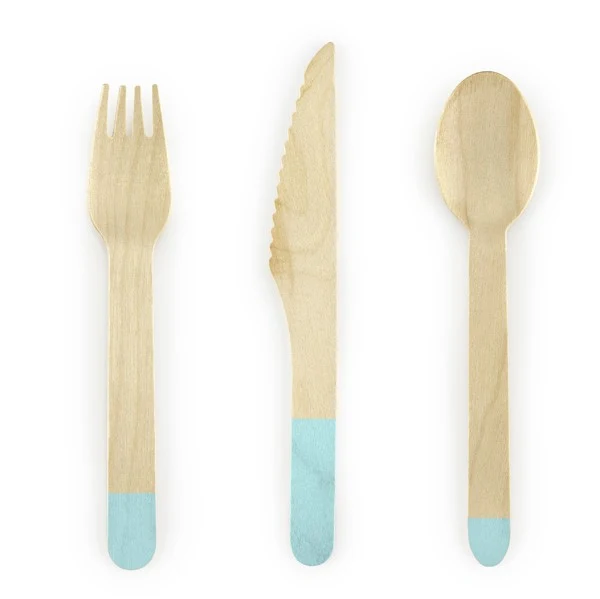 Holzbesteck Set