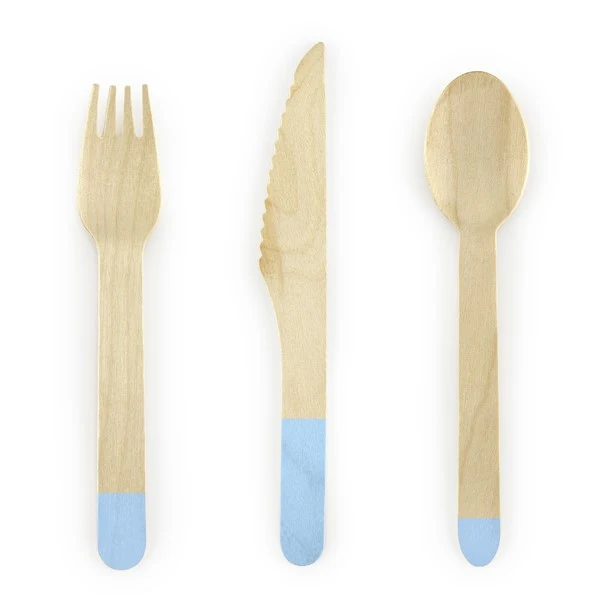 Holzbesteck Set