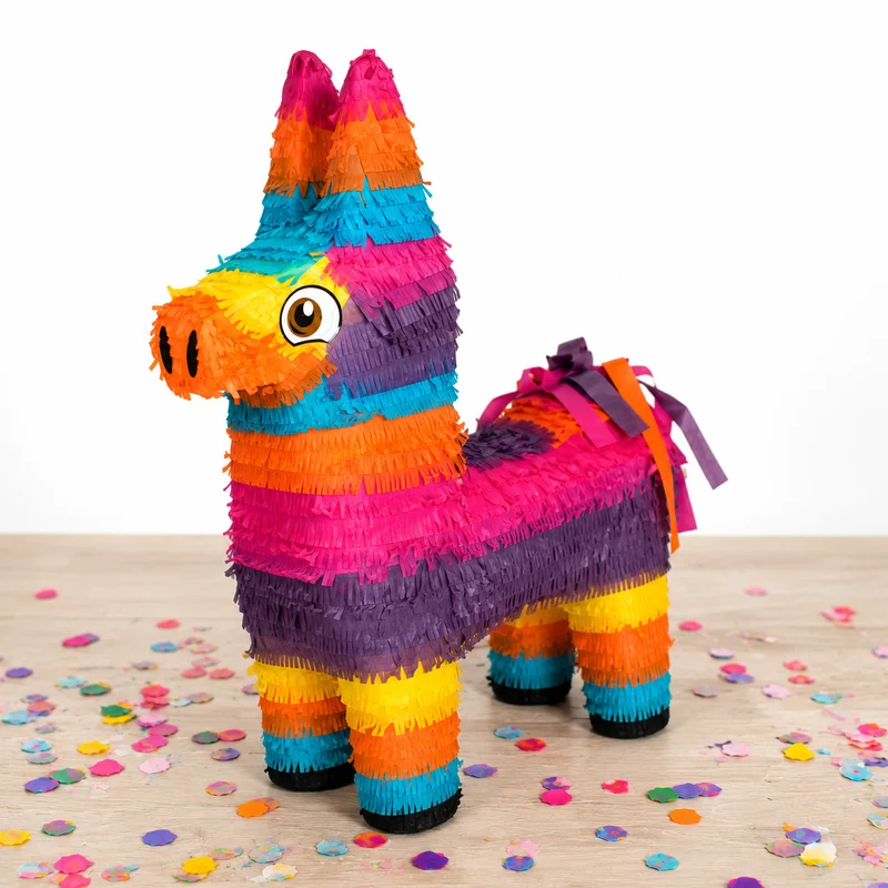 Pinata "Bunter Esel" | 40x14x57cm