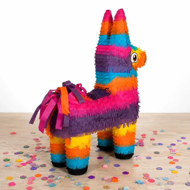 Pinata "Bunter Esel" | 40x14x57cm