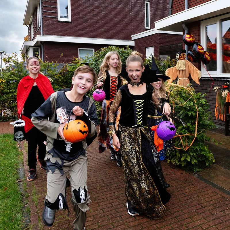 Kostüm Kid Zombie Skelett 7-9 J.