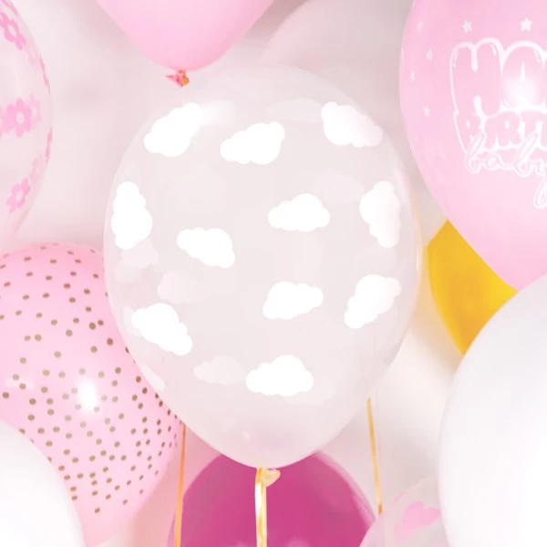 Luftballons Wolken (50 Stück)