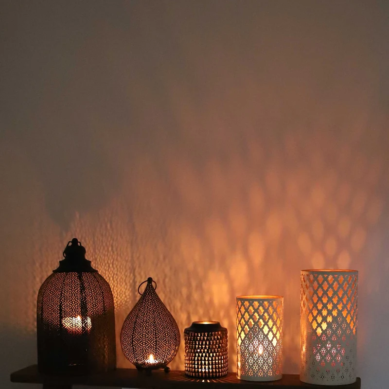 Orientalisches Windlicht in Tropfenform