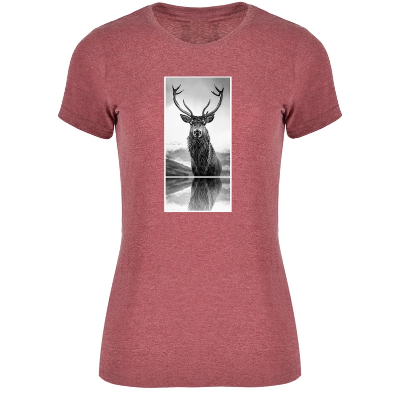 Hirsch Damen Tshirt