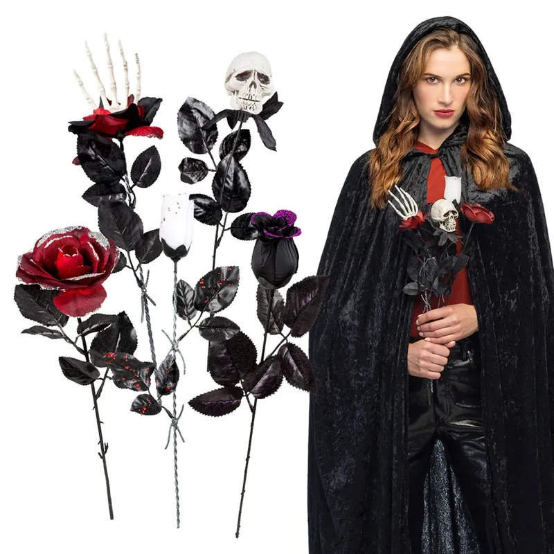 Blumen Halloween 5-fach sort. | 45 cm