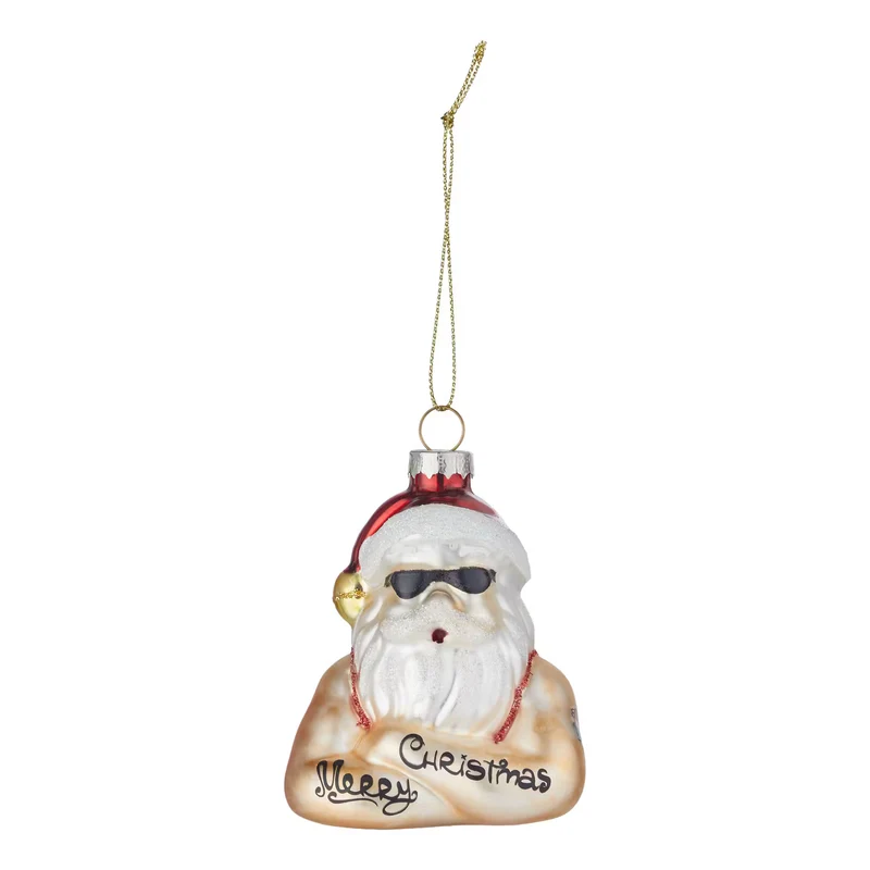 HANG ON Baumhänger Santa mit Tattoos