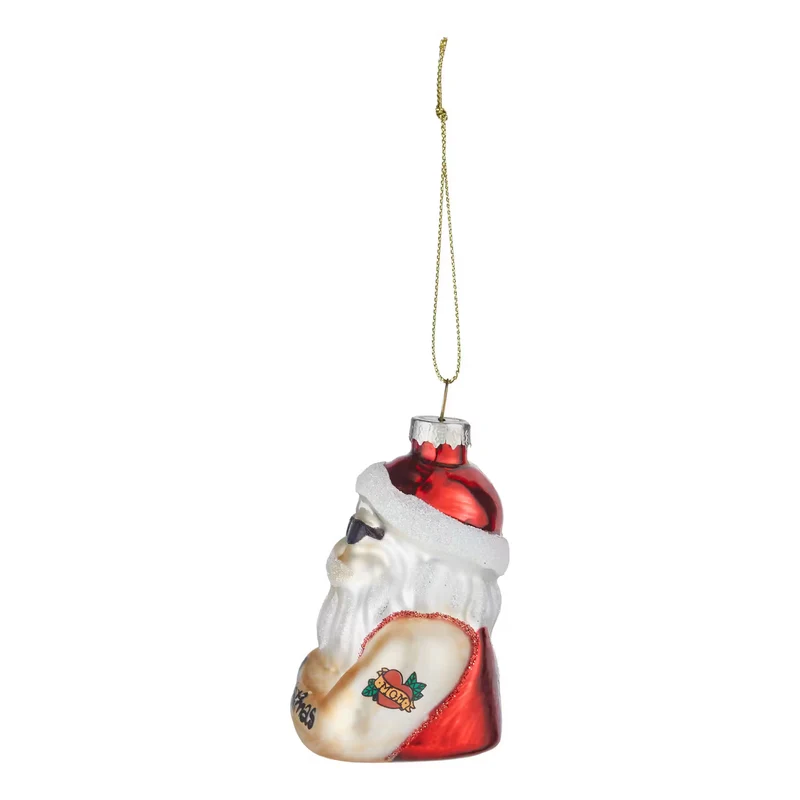HANG ON Baumhänger Santa mit Tattoos