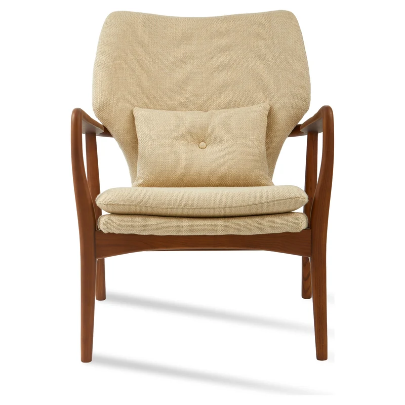 Lounge Chair SMOOTH FABRIC PEGGY beige