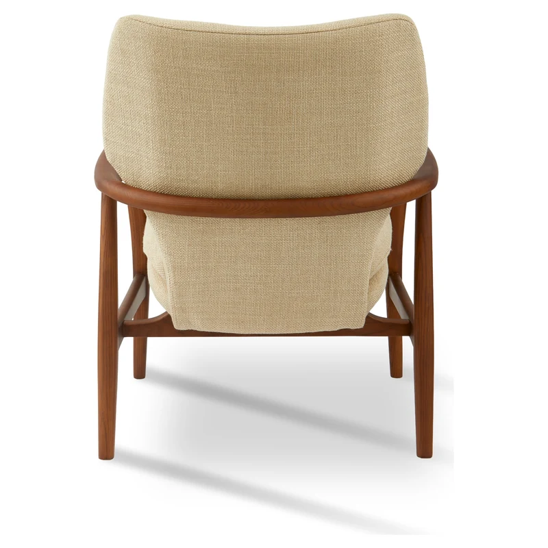 Lounge Chair SMOOTH FABRIC PEGGY beige