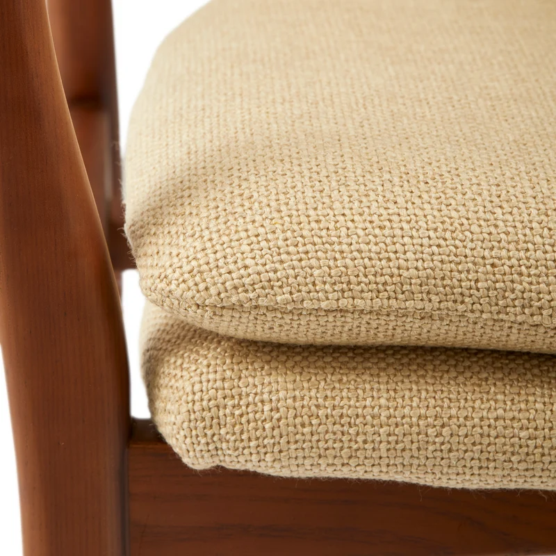 Lounge Chair SMOOTH FABRIC PEGGY beige