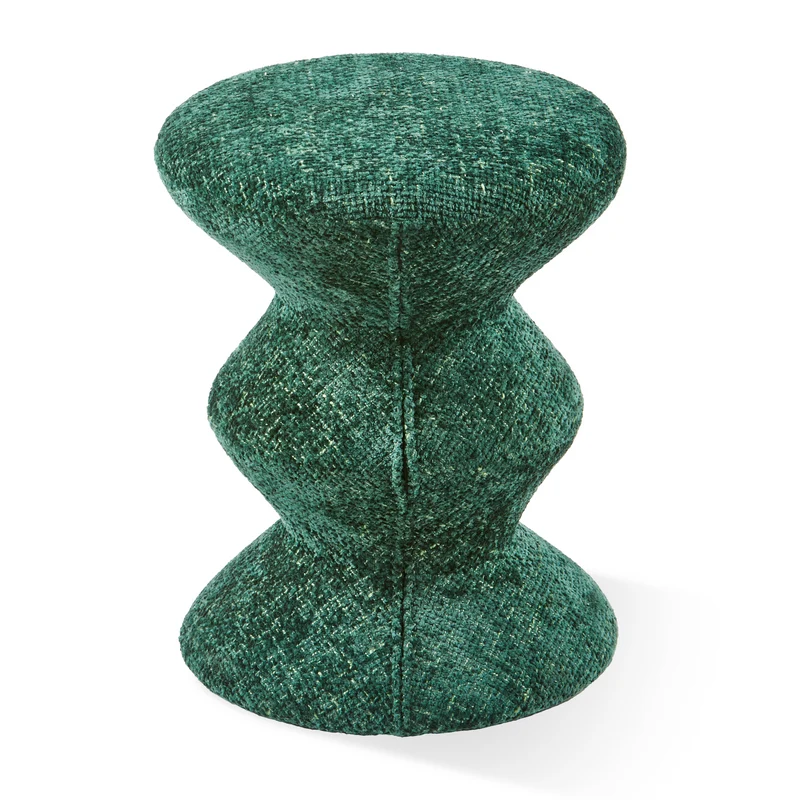 Hocker SOFT ZIG ZAG grün