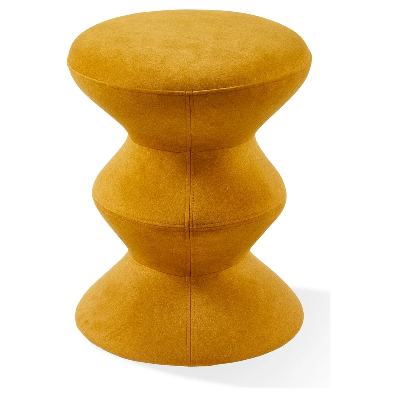 Hocker SOFT ZIG ZAG gelb
