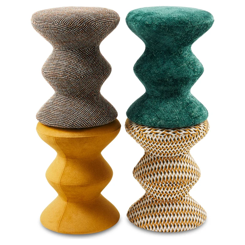 Hocker SOFT ZIG ZAG gelb