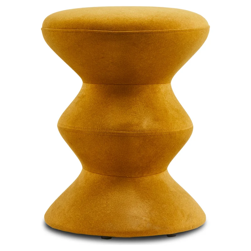 Hocker SOFT ZIG ZAG gelb