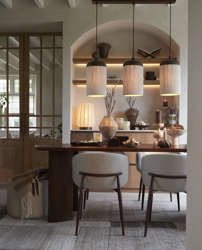 Wollteppich ALMAO beige, dunkel-braun 200x300cm