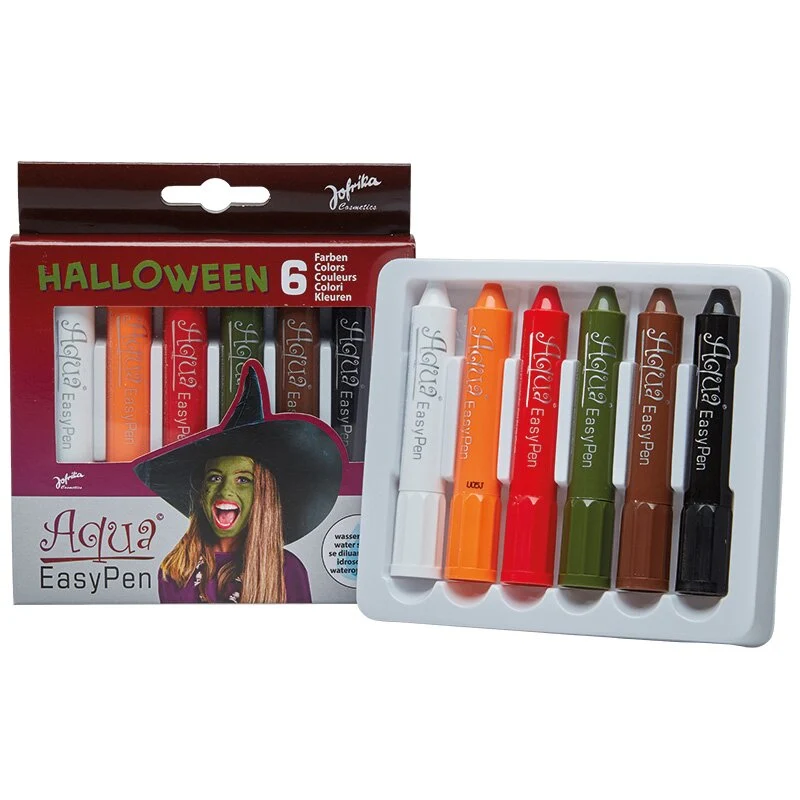 Jofrika Aqua Easy Schminkstifte 6Stk. | Halloween