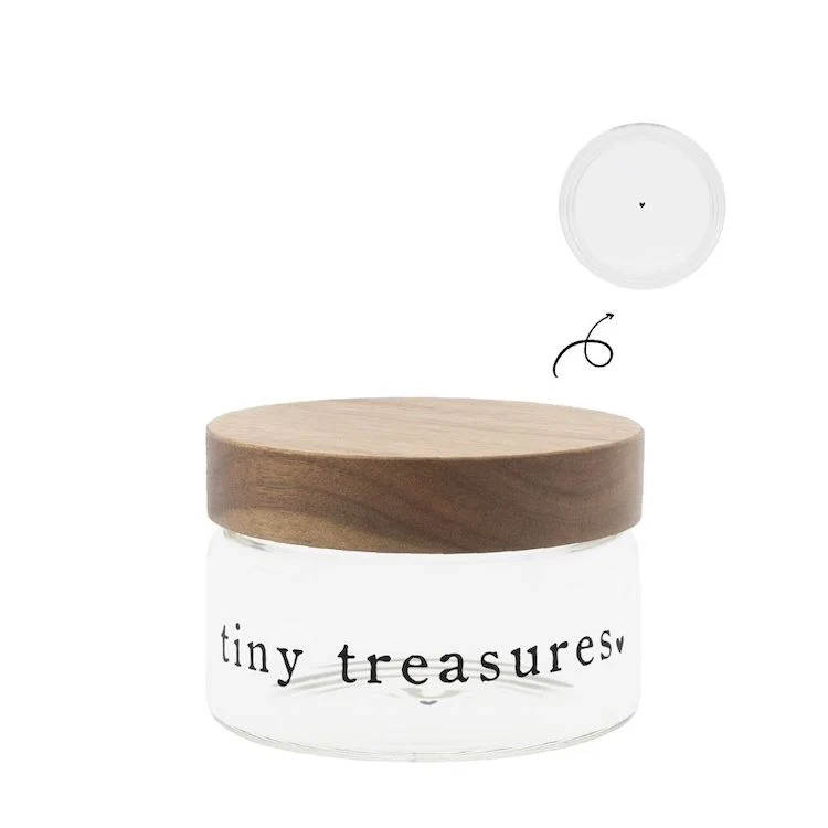 Bastion Collections Vorratsdose mit Holzdeckel Tiny Treasures XS