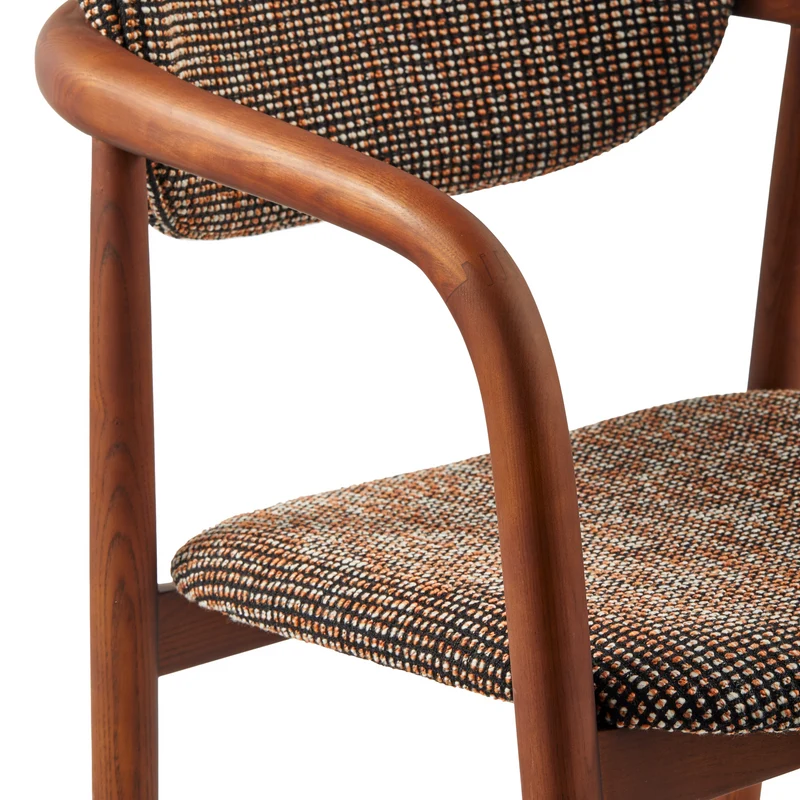 Armlehnstuhl SPECKLED HENRY braun