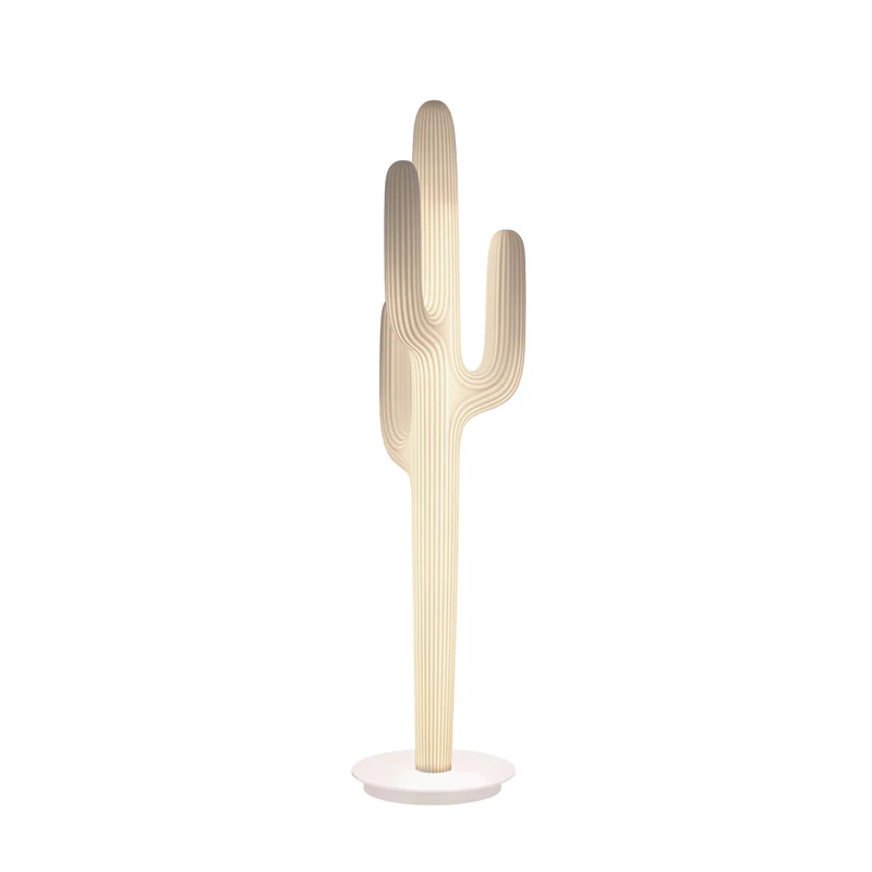 Stehlampe SAGUARO OUTDOOR weiß in Kakteenform