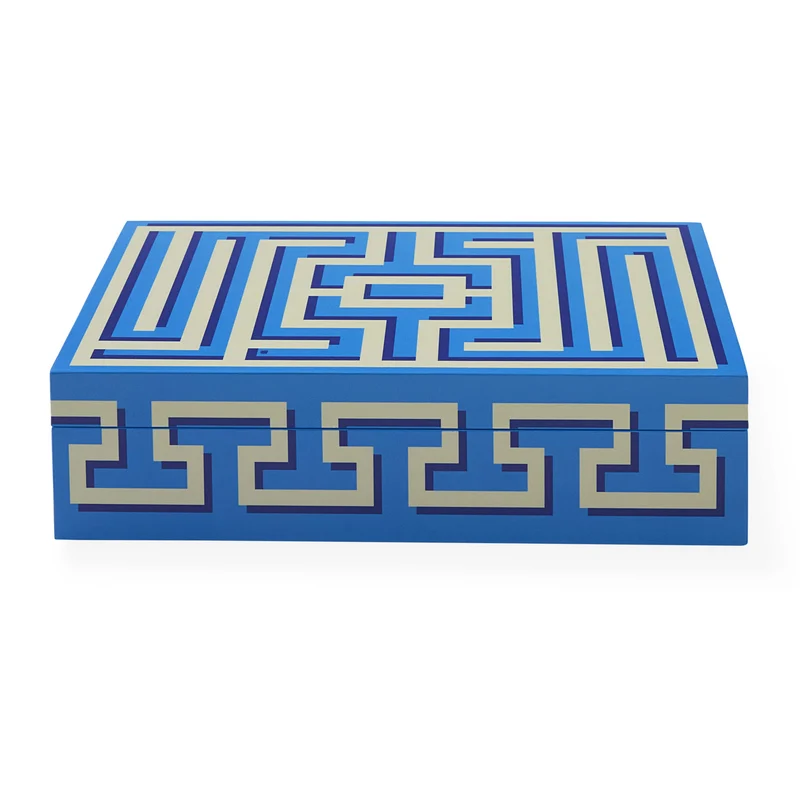 Design Box LABYRINTH L blau