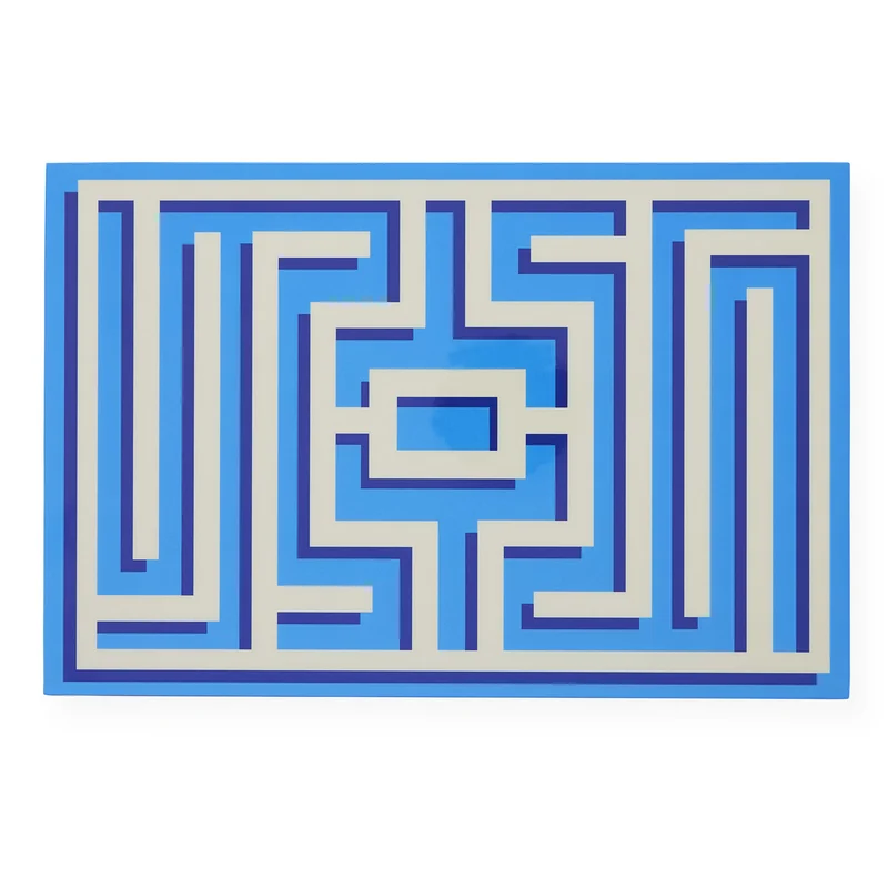 Design Box LABYRINTH L blau