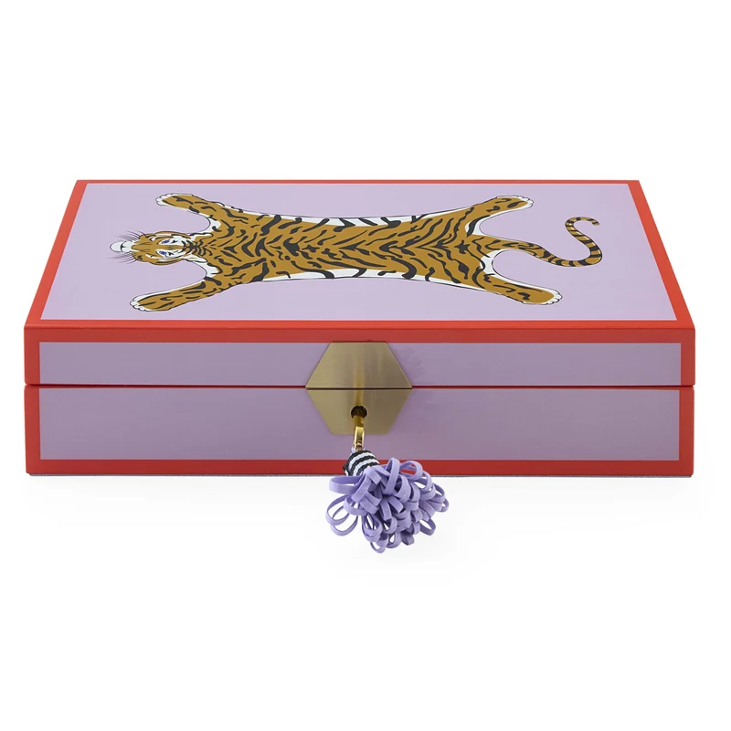 Schmuckbox TIGER lavendel