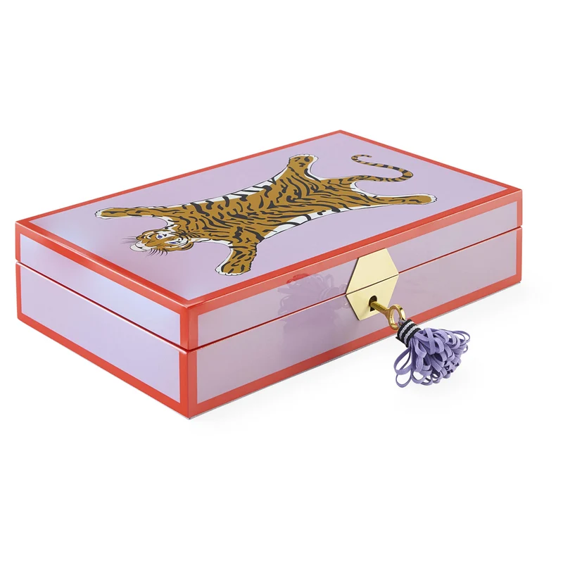 Schmuckbox TIGER lavendel