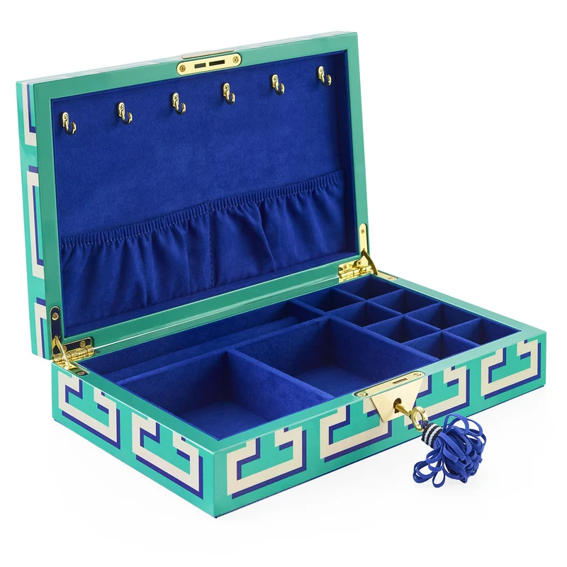 Schmuckbox LABYRINTH türkis