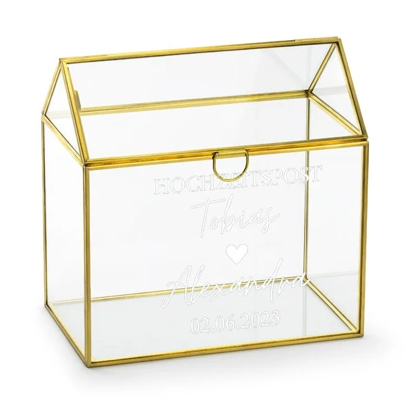 Personalisierter Aufkleber für Briefbox Hochzeitspost