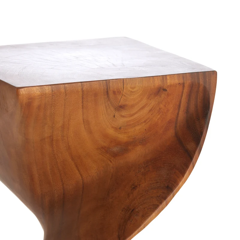 Beistelltisch MUHAN aus Holz in braun 30x30x45cm