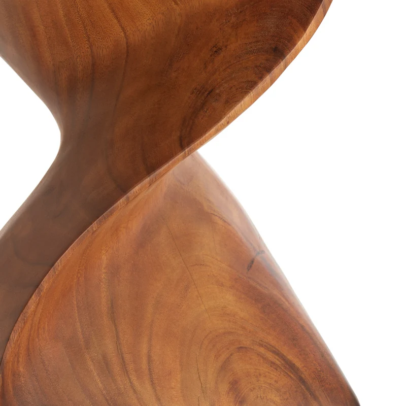 Beistelltisch MUHAN aus Holz in braun 30x30x45cm