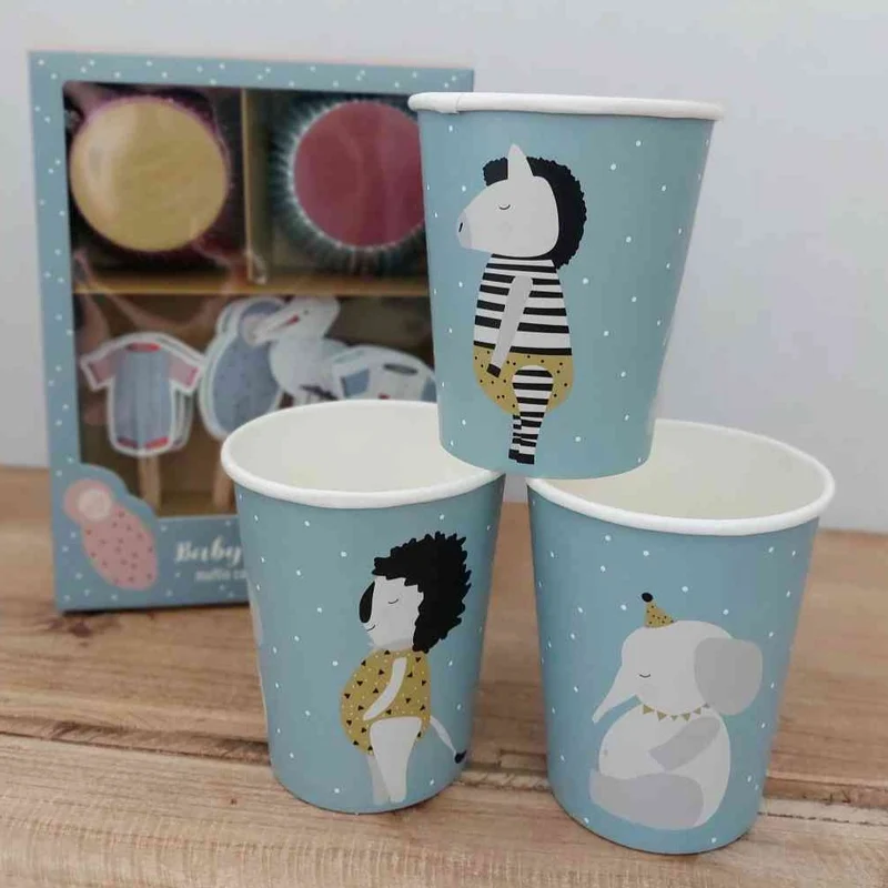 Cupcake Set GRATIS (Bedingungen siehe Produkttext!) BABY SHOWER 24 Muffin + 24 Sticks