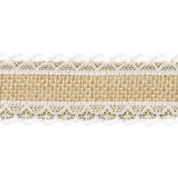 Vintage Jute Band elegant 5m