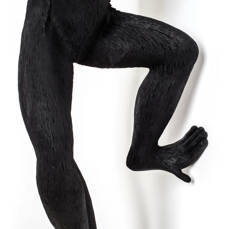 Lampe MONKEY HANGING links schwarz H76,8