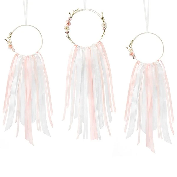 Florale Traumfänger Set (3 Stück)