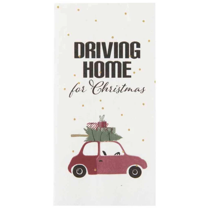 Servietten DRIVING HOME FOR CHRISTMAS 40x40 16 St. Weihnachtsservietten Ib Laursen