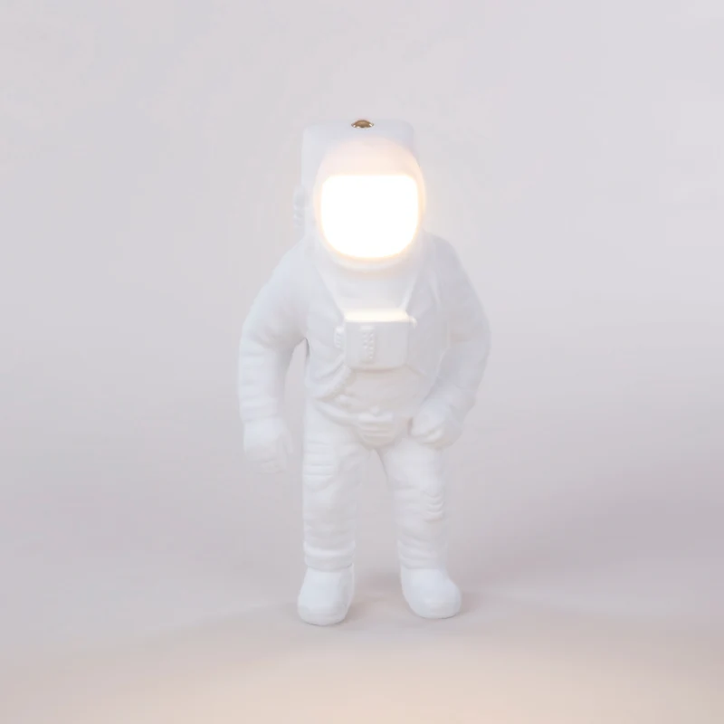 LED-Tischleuchte FLASHING STARMAN weiß H33,5