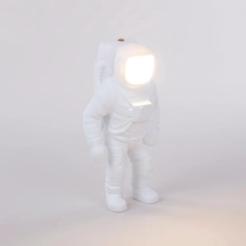 LED-Tischleuchte FLASHING STARMAN weiß H33,5