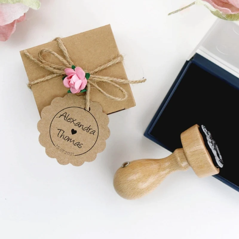 Personalisierter Stempel Kreis