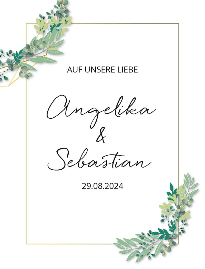Personalisierte Weinflaschen Etiketten (20 Stück)