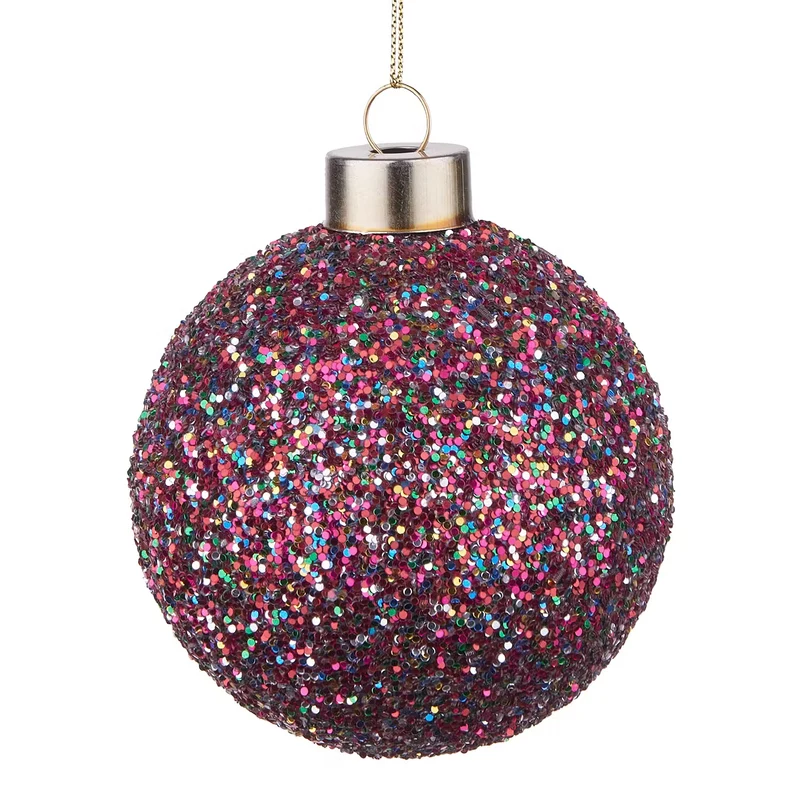 HANG ON Weihnachtskugel Glitter