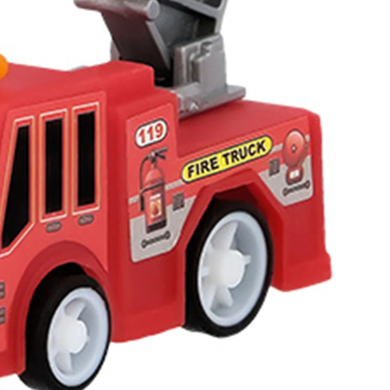 Favours Rückzugs-Feuerwehrauto 5,2 x 3,2 cm | 4 Stk.