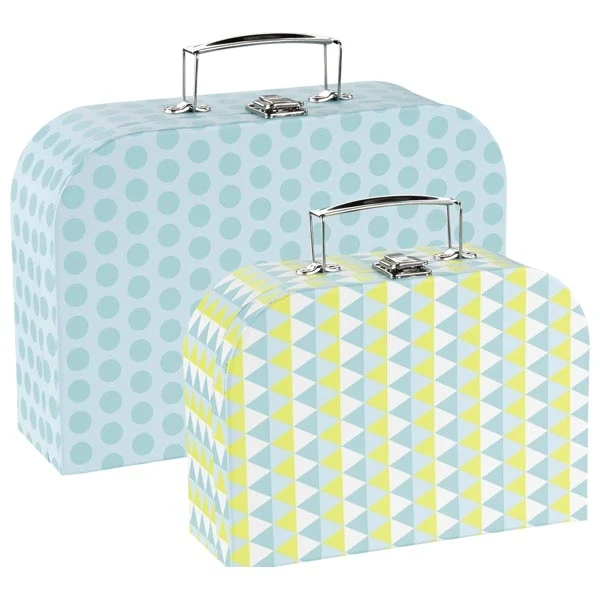 Personalisiertes Koffer Set blau