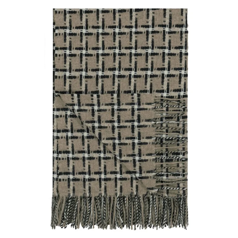 Merinowolle Decke CLARENDON NATURAL 140 x 185cm