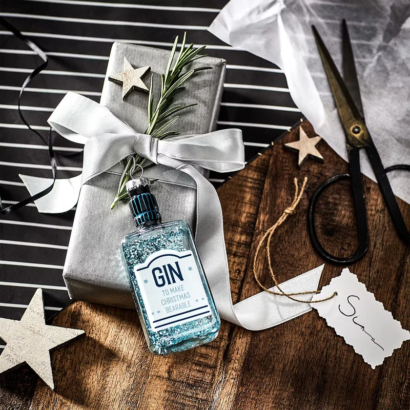 HANG ON Baumanhänger Gin Flasche
