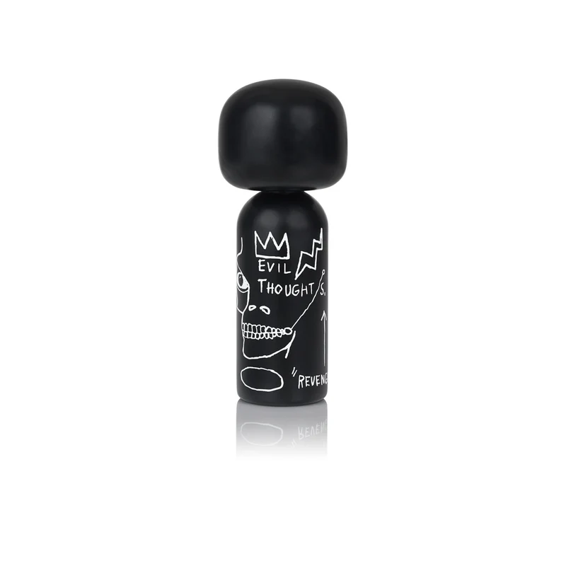 Kokeshi-Puppe JEAN-MICHEL BASQUIAT 14,5cm