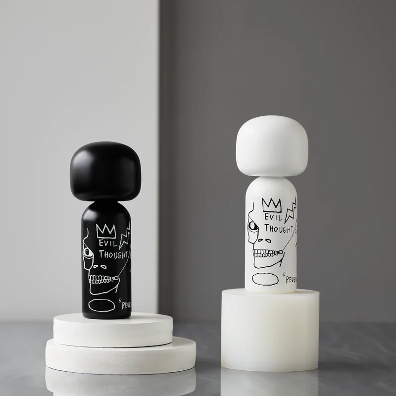 Kokeshi-Puppe JEAN-MICHEL BASQUIAT 14,5cm